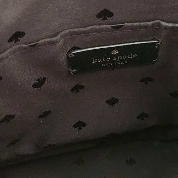 Kate Spade Womens Black Shimmer Tote Bag Double Strap - Picture 4 of 7